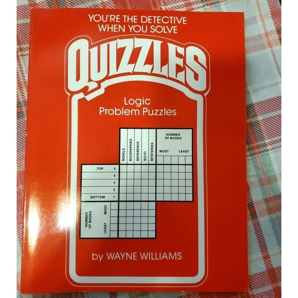 Quizzles Logic Problem Puzzles by Wayne Williams Dale Seymour 1997 Paperback NOS